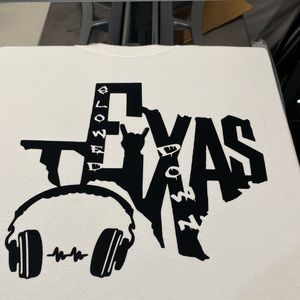 Flock print. Long lasting